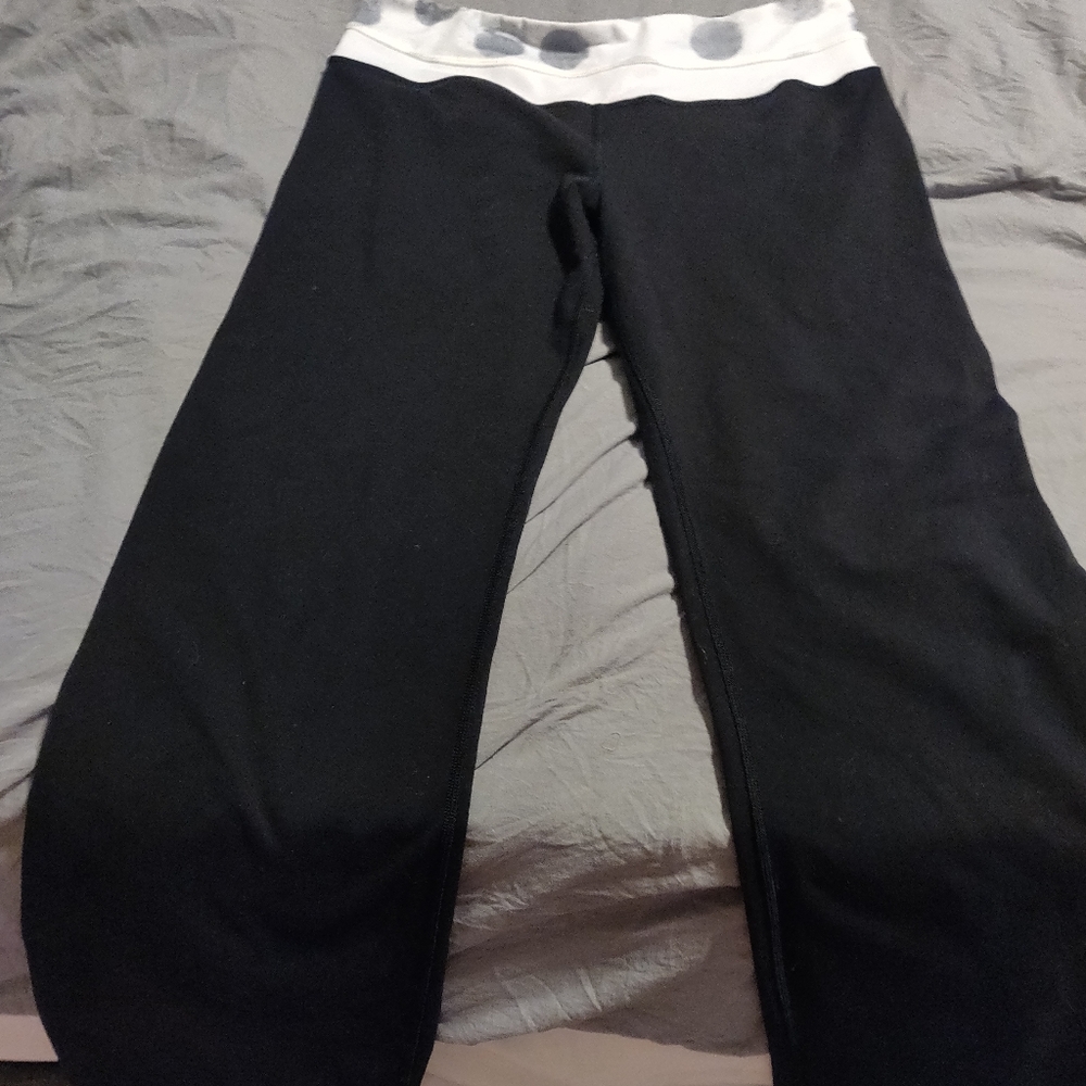 Previously loved black lululemon yoga pants